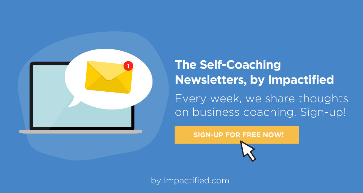 coaching for entrepreneurs newsletter