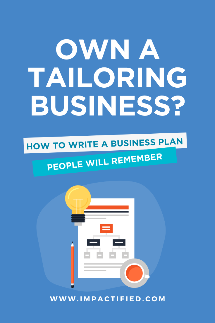 how to write a Sewing and Tailoring Business Plan