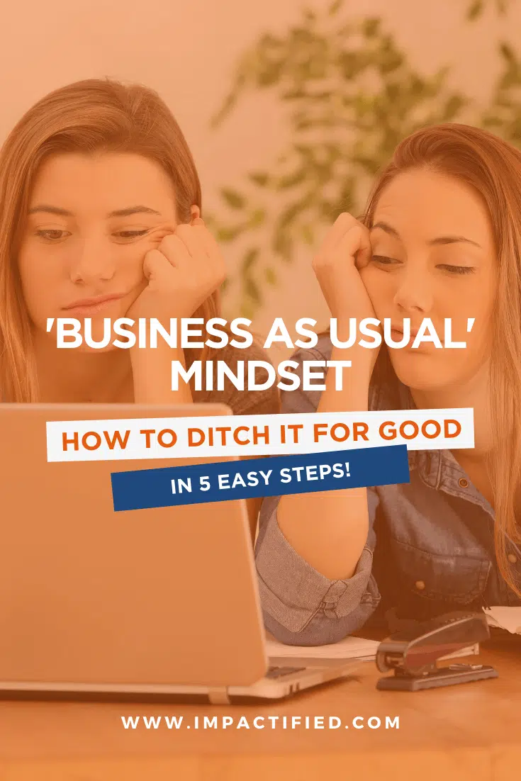business as usual coaching
