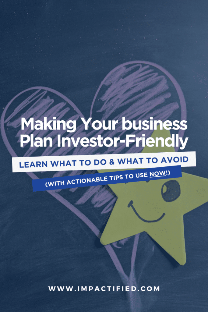 tips on how to make a business plan look investor-friendly