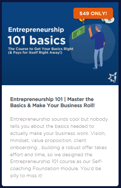 entrepreneuriat 101 cours de développement de l'entrepreneuriat