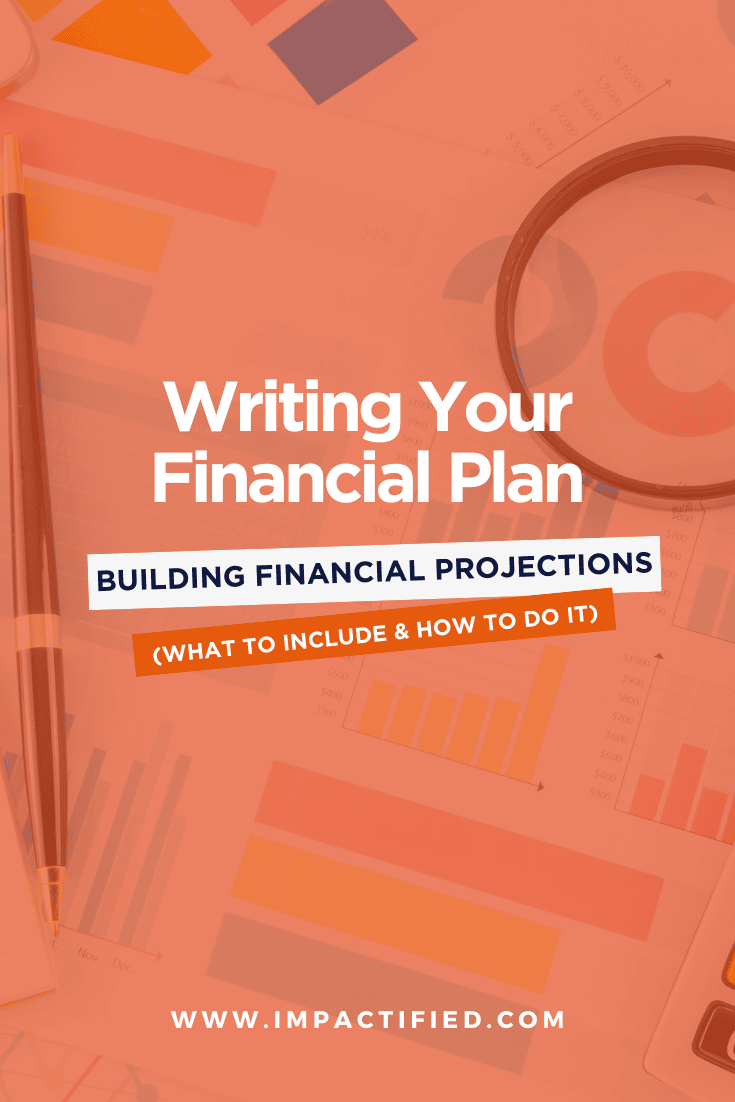 Financial projections how to write a financial plan