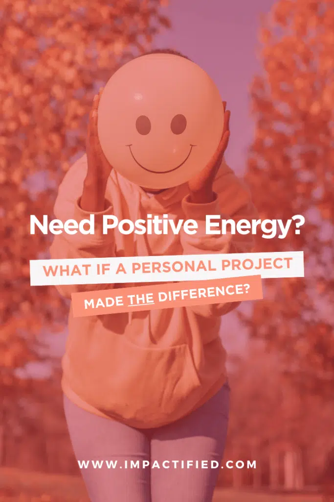 Find a personal project to generate positive energy jerome de clarens business coach