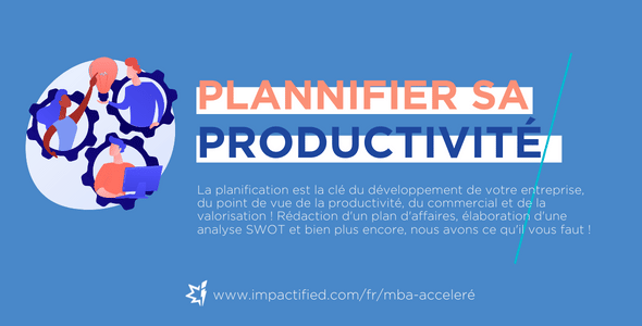 planifier sa productivite